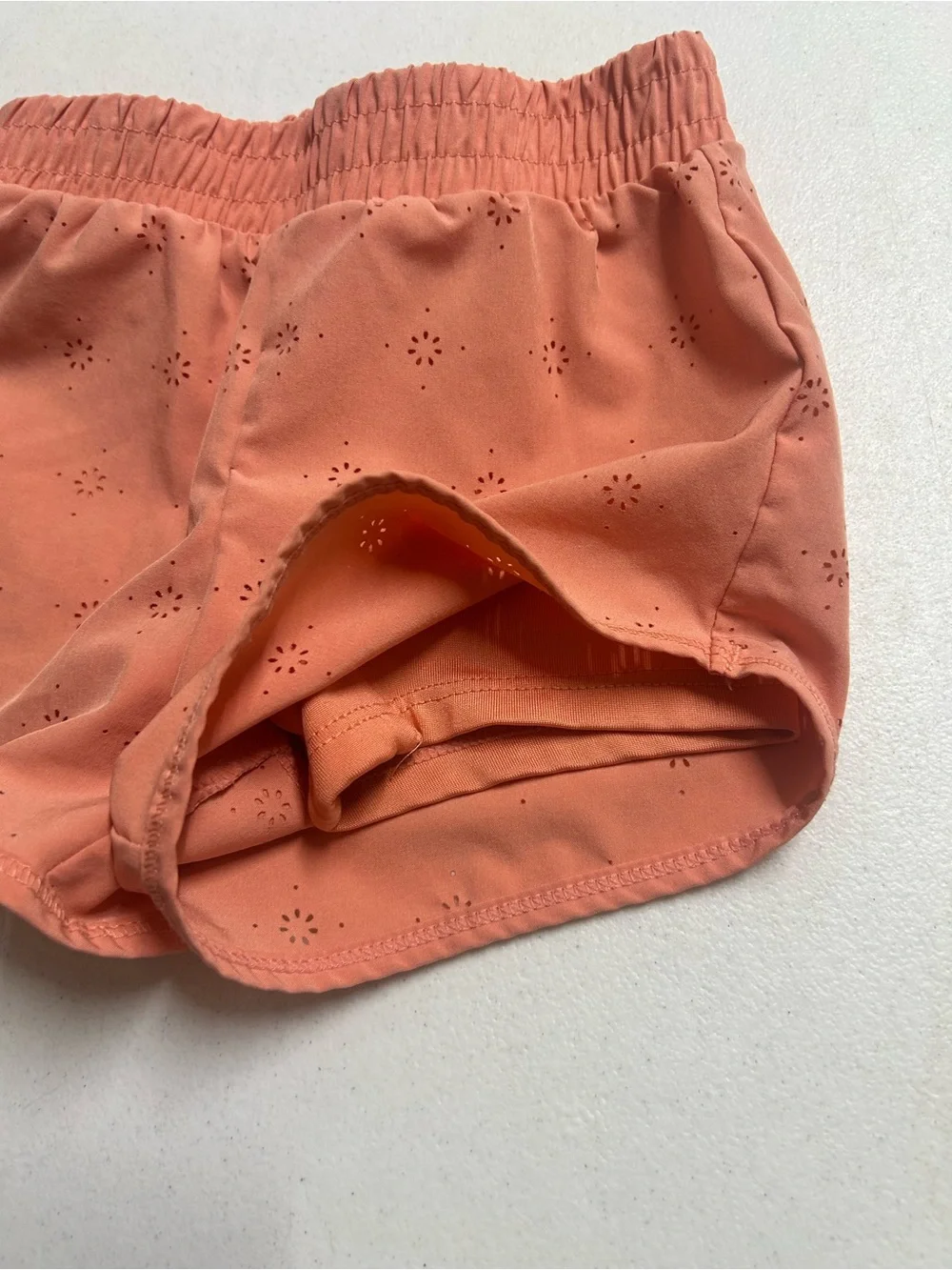 90 Degree By Reflex Coral Eyelet Elastic-Waist Girls' Shorts